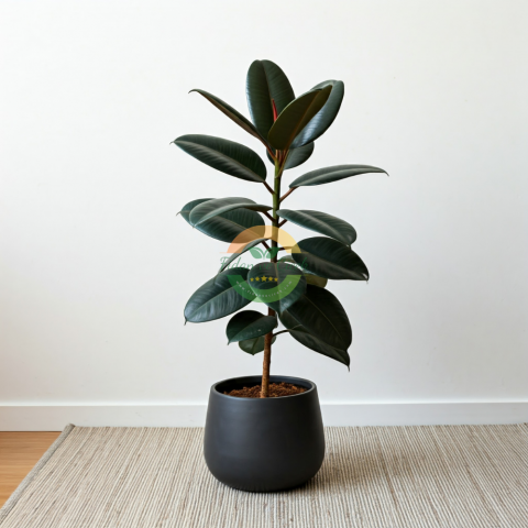 Ficus Elastica (Kauçuk Çiçeği) Tek Gövdeli