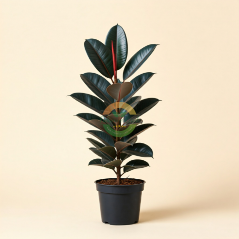 Ficus Elastica (Kauçuk Çiçeği) Tek Gövdeli